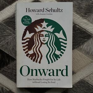 Starbucks Onward Hardcover with Green and Brown Logo